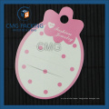 Printed Plastic Hangtag for Jewelry (CMG-041)